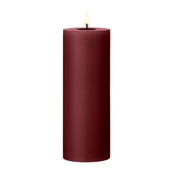 Led-Ljus-Ester & erik blockljus LED, 44/2 Deep Wine, 20 cm