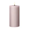 Led-Ljus-Ester & erik blockljus LED, 52 Soft Rose, 15 cm