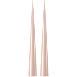 Ljus-Ester & erik konljus 37 cm 2-pack lackad, Rosewater 51-0