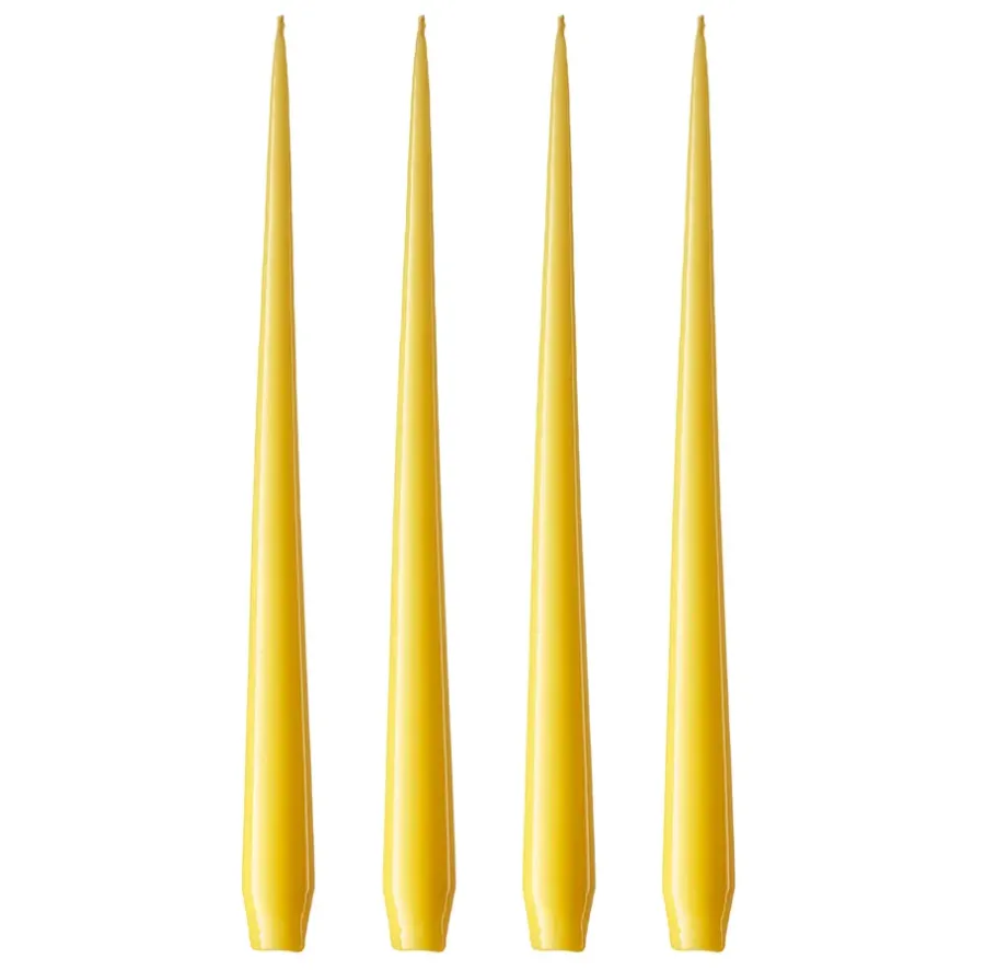 ljus lackad 4-pack, Lemon drop 15-0, 32 cm^Ester & erik Hot