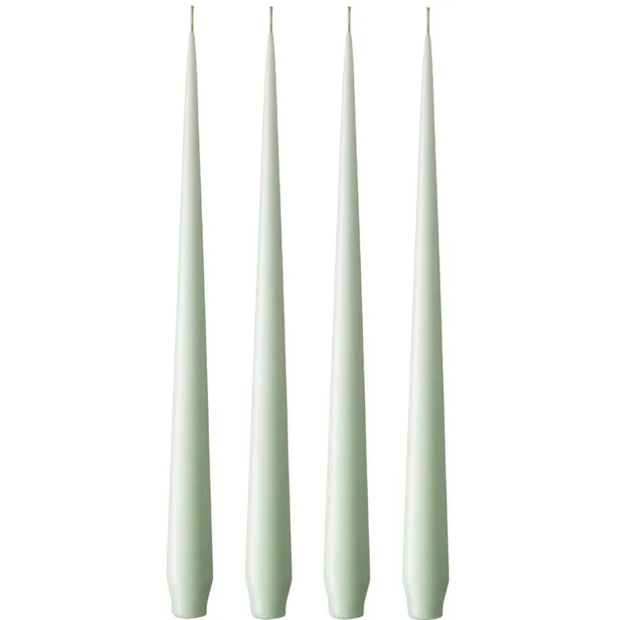 Ljus-Ester & erik ljus 4-pack matt, Water mint 03, 32 cm