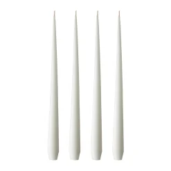 Ljus-Ester & erik ljus 4-pack matt, pure white, 42 cm