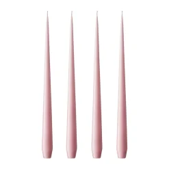 Ljus-Ester & erik ljus 4-pack matt, old rose, 32 cm