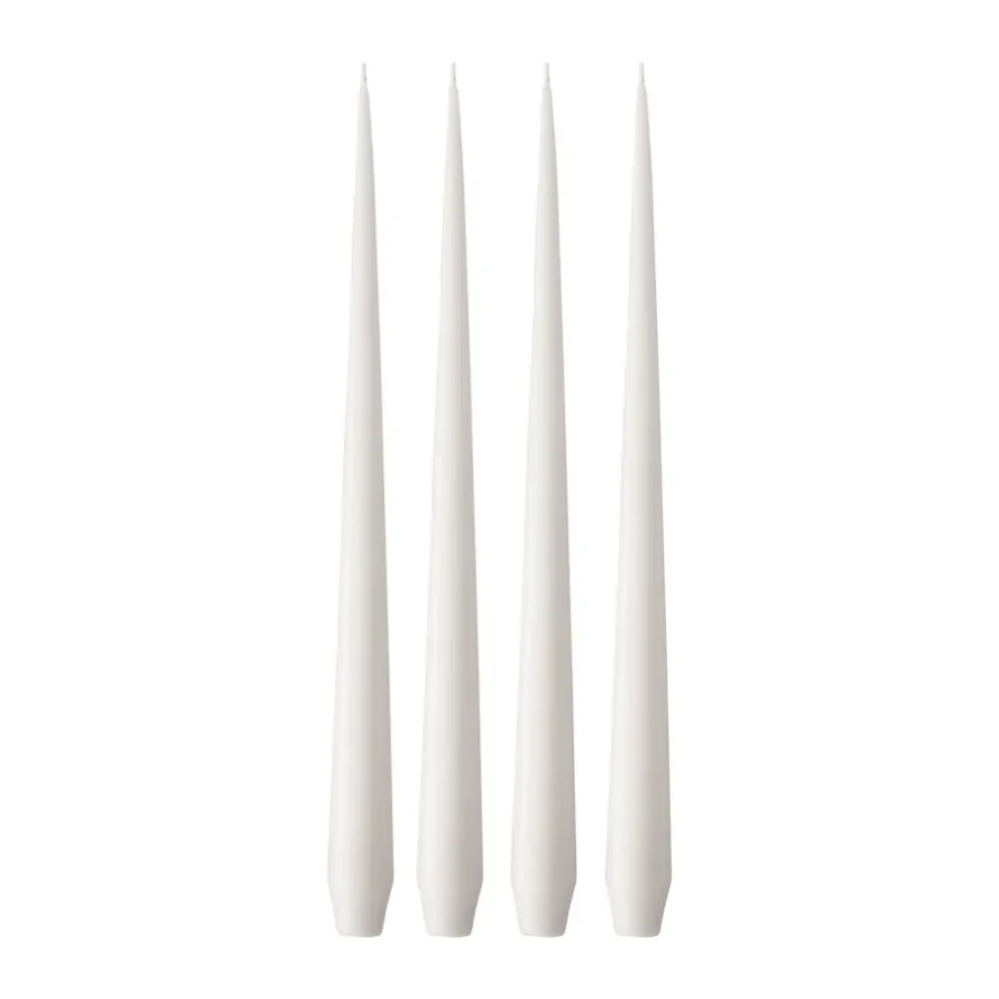 ljus 4-pack matt, White ash 21, 32 cm^Ester & erik Sale