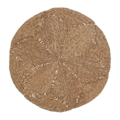 Esther Star matta Ø120 cm, Natural^Dixie Hot