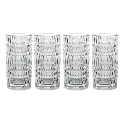 Ethno longdrinksglas 43,4 cl 4-pack, Klar^Nachtmann Outlet