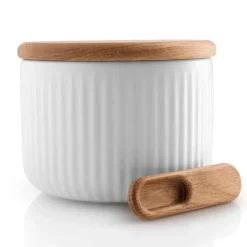 Eva Trio Legio Nova saltkar med sked, Vit^Eva Solo Best