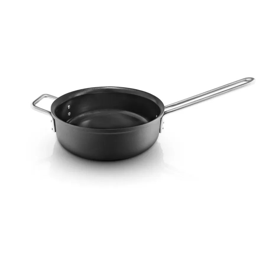 Traktörpannor & Sauteuser-Eva Solo Eva Trio Professional traktörpanna Slip-Let 24 cm, Black