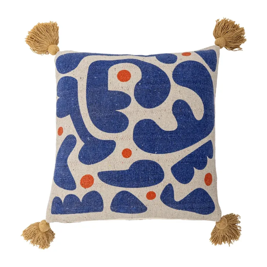 Kuddar-Bloomingville Eviaya kudde 45x45 cm, Blå