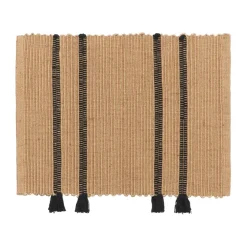 Ezra dörrmatta 50x70 cm, Natural-black^Broste Copenhagen Clearance