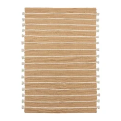Jutemattor-Broste Copenhagen Ezra matta 140x200 cm, Natural-off white