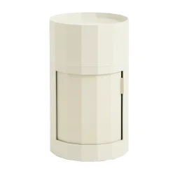 Facet Cabinet 101 sidobord, Eggshell^HAY