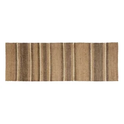 Gångmattor|Jutemattor-Dixie Fanny striped jutematta, Natur, 80x250 cm