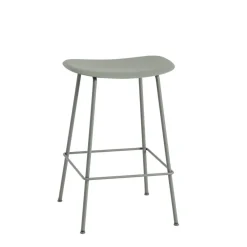 Fiber counter stol 65 cm, Dusty green-Green (plastic)^Muuto Outlet
