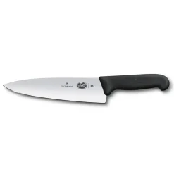 Kockknivar-Victorinox Fibrox kockkniv extra bred 20 cm, Rostfritt stål