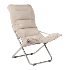 Sittmöbler·Solstolar & Solsängar|Solstolar & Solsängar-Fiam Fiesta Soft solstol, Beige-aluminium