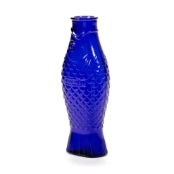 Fish & Fish glasflaska 85 cl, Cobalt blue^Serax Clearance