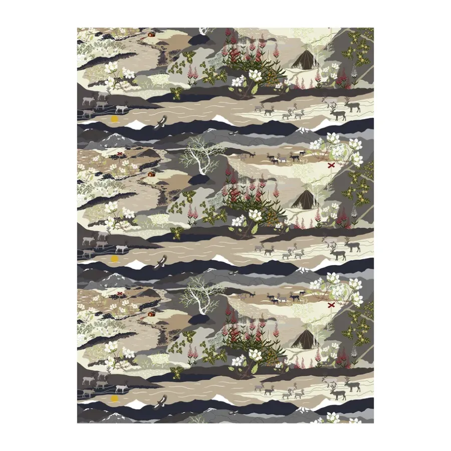 Tyger & Metervaror-Arvidssons Textil Fjällvandring tyg, Beige