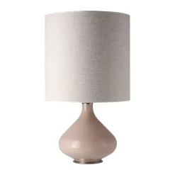 Flavia bordslampa beige lampfot, London Beige M^Flavia Lamps Sale