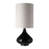 Flavia bordslampa svart lampfot, London Beige L^Flavia Lamps Sale