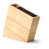 Knivförvaring|Knivblock-Continenta Flexibelt knivblock lutande med extra fack, Bambu