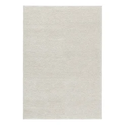 Ullmattor-Scandi Living Flock ullmatta naturvit, 200x300 cm