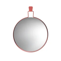 Runda Speglar-SMD Design Flora spegel, Rosa, Ø60 cm