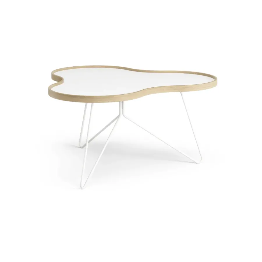 Flower bord 84x90 cm, H45cm-vit-ek-vitt stativ^Swedese Outlet