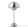 Skrivbordslampor-&Tradition Flowerpot VP3 bordslampa, Chrome-plated