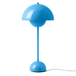 Skrivbordslampor|Bordslampor-&Tradition Flowerpot VP3 bordslampa, Swim blue