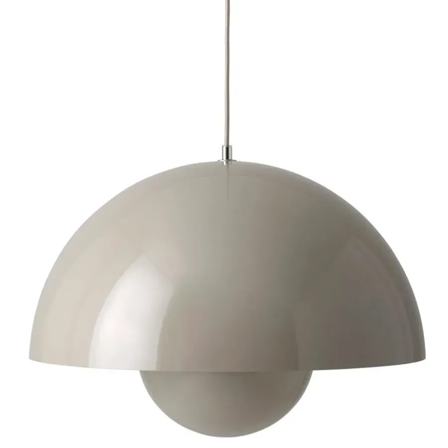 Flowerpot VP2 pendel stor, grå-beige^&Tradition Discount