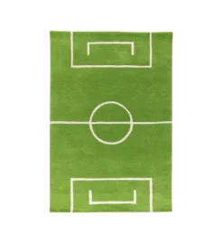 Barnmattor|Barnmattor-Kateha Football matta, grön 120 x 180 cm
