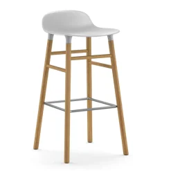 Barstolar-Normann Copenhagen Form Chair barstol ekben, vit