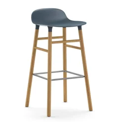 Barstolar-Normann Copenhagen Form Chair barstol ekben, blå