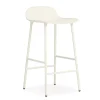 Barstolar-Normann Copenhagen Form Chair barstol metallben, vit