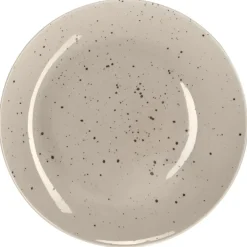 Mattallrikar-Scandi Living Freckle tallrik Ø26 cm, Beige
