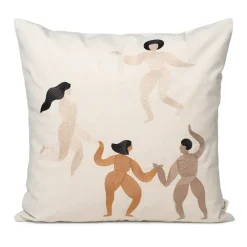 Free kudde 50x50 cm, Natural^Ferm Living Outlet