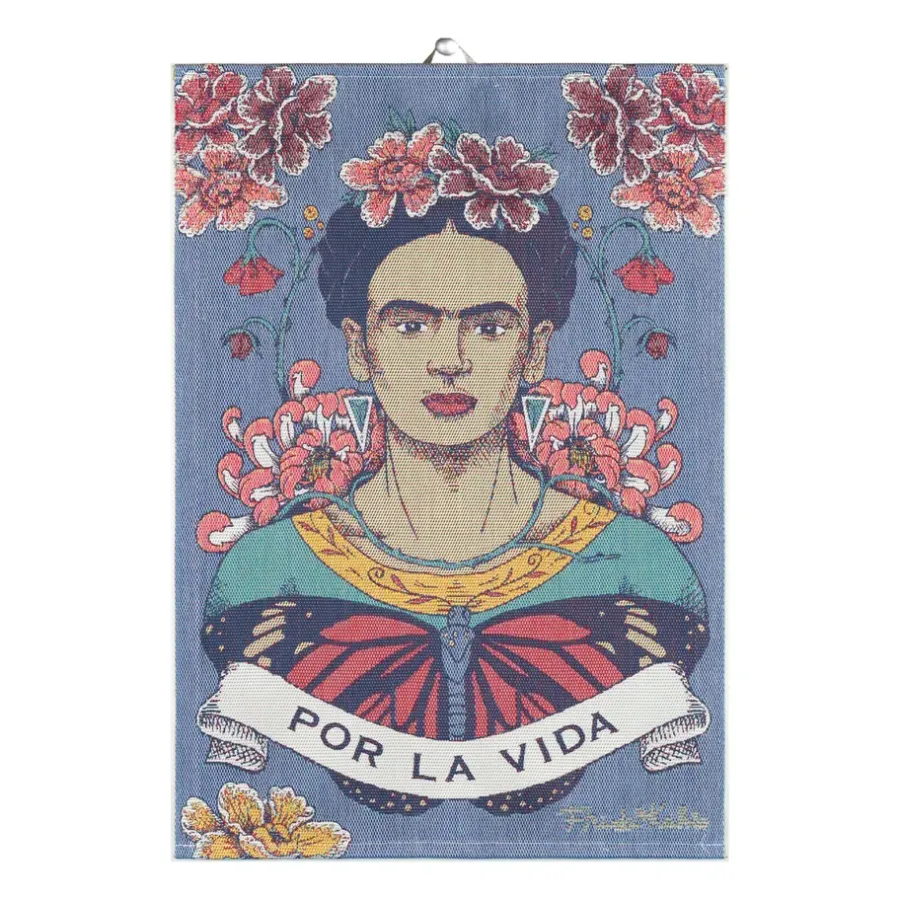 Kökshanddukar|Kökshanddukar-Ekelund Linneväveri Frida Kahlo kökshandduk 35x50 cm, Vida