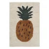 Lugg- & Ryamattor|Barnmattor-Ferm Living Fruiticana matta S 80x120 cm, Pineapple