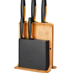 Functional Form knivblock i bambu med 5 knivar, 6 delar^Fiskars Sale