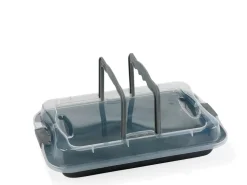 Kakformar & Pepparkaksformar-Funktion långpanna låg, Grå