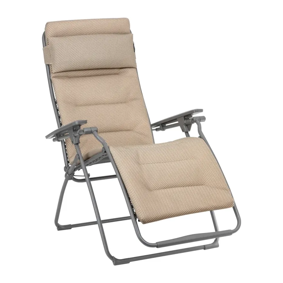 Futura BeComfort solstol, Dark grey-moka^Lafuma Online