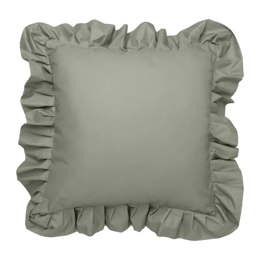 Trädgårdsdetaljer & Tillbehör|Trädgårdsdetaljer & Tillbehör·Stolsdynor & Kuddar För Utomhusbruk-Garden Glory Outdoor kudde med volang 45x45 cm, Green