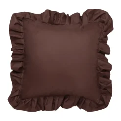Trädgårdsdetaljer & Tillbehör·Stolsdynor & Kuddar För Utomhusbruk|Stolsdynor & Kuddar För Utomhusbruk-Garden Glory Outdoor kudde med volang 45x45 cm, Brown