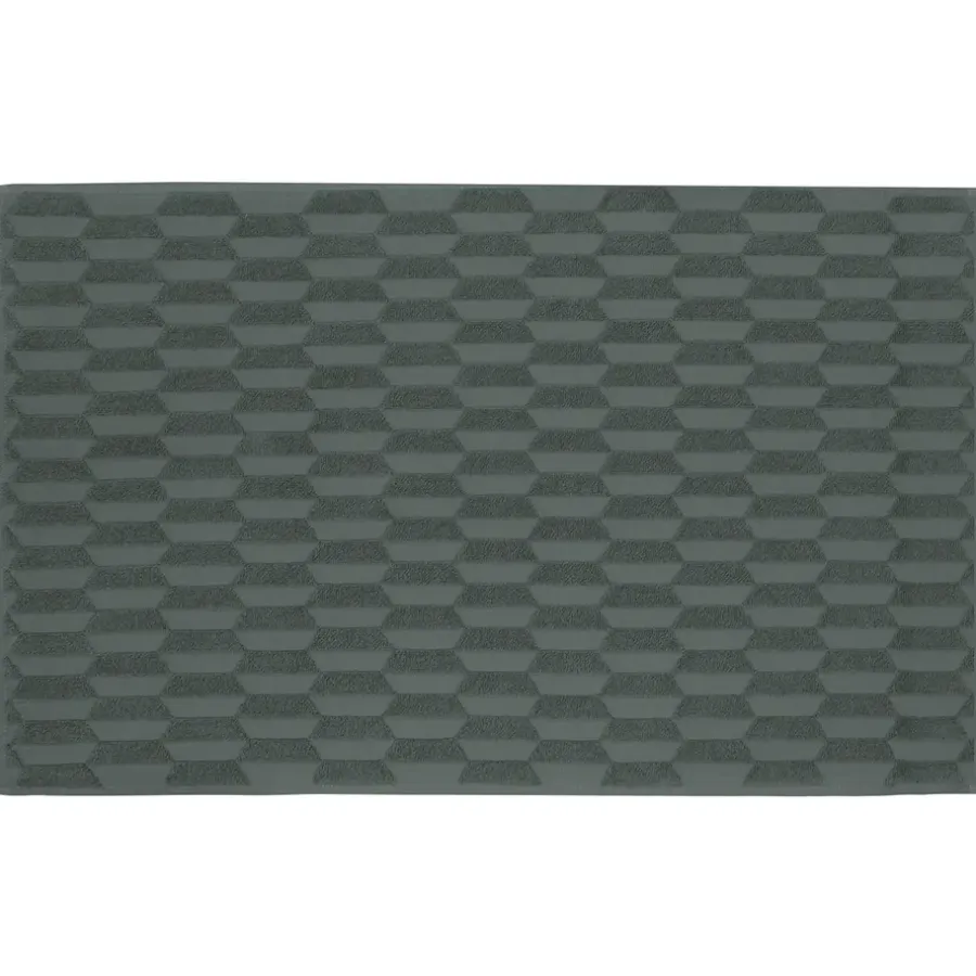 Geo badrumsmatta 50x80 cm, Pine green^Mette Ditmer Online