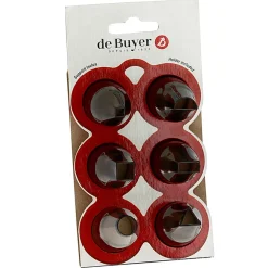 Övriga Bakredskap-De Buyer Geometric tyllset, 6-pack