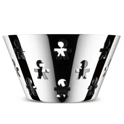 Girotondo fruktskål hög, rostfritt stål^Alessi