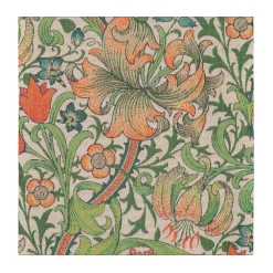 Tygservetter|Tygservetter-Ekelund Linneväveri Golden Lily servett 35x35 cm, Multi