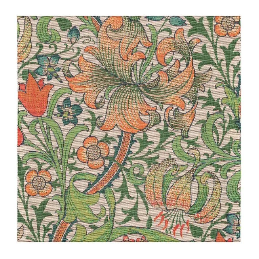 Tygservetter|Tygservetter-Ekelund Linneväveri Golden Lily servett 35x35 cm, Multi