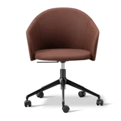 Gomo Armchair kontorsstol swivel base 5-star, Blazer CUZ4D Dunalk-black^Fredericia Furniture Discount